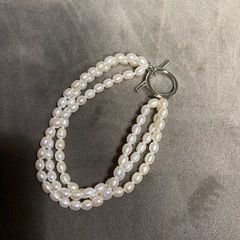 【美品】パールのネックレスとブレスレットの画像