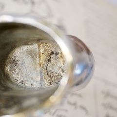 イギリス ヴィンテージ シルバープレート ペーパーウェイトの画像