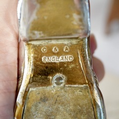 イギリス ヴィンテージ シルバープレート ペーパーウェイトの画像