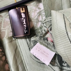 糸美コート 新品 タグ付き グリーン 緑 羽織 アウター 和装 和服の画像