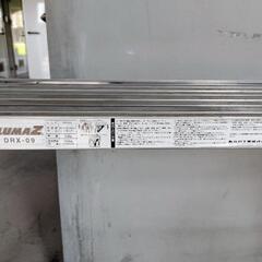 ☆現金歓迎　足場台　洗車台　脚立　作業台　長谷川工業　アルミ　軽量　折畳　引取限定☆の画像