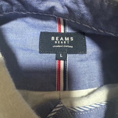 BEAMS HEART ビームスハート　メンズ　シャツ　長袖　ホワイトの画像