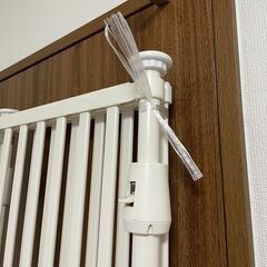 ねこ脱走防止ゲート にゃんドア ホワイトの画像