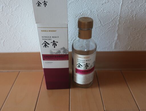 レビュー高評価の商品!の商品をすべて 空き瓶 シリーズ】 余市 ニッカ 180ml シェリー＆スイート 箱 ウイスキー