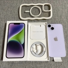 iPhone14  SIMフリー 残債無し Apple パープル...