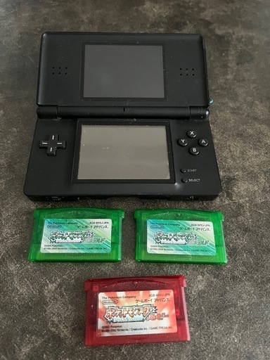 福袋売れ残りセール ルビー1本 ポケモンエメラルド2本 DSLite 学園前の (まっち) 帽子