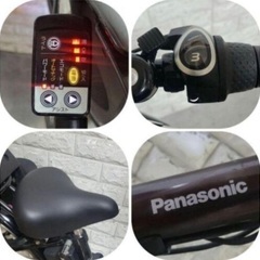 🌸美品🌸室内保管🌸パナソニック 電動自転車 ギュット 子供乗せ  🌈新基準🌈c107の画像