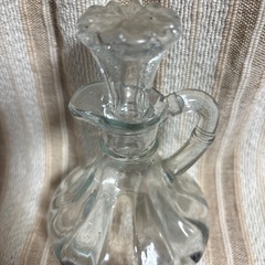 ガラスの水差し　レトロジャンク品の画像