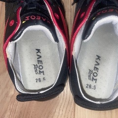 踏めるくん クレオスプラス８３０ブラック 安全靴 26.5cmの画像
