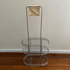 バスラック　ボトル🧴ラック　ステンレス
の画像