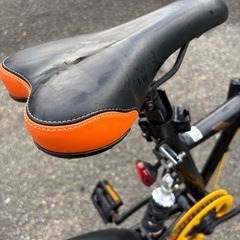 SIAFEI 20" 折りたたみ自転車 ブラック/オレンジの画像