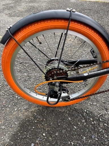 折りたたみ自転車 SIAFEI 20\" ブラック/オレンジ SIAFEI 20