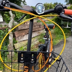 SIAFEI 20" 折りたたみ自転車 ブラック/オレンジの画像