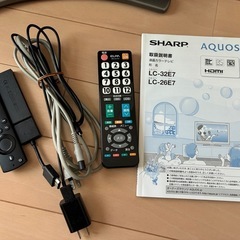 シャープ　26インチテレビ　AQUOSの画像
