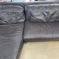 本革カウチソファー
の画像