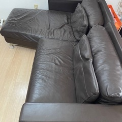 本革カウチソファー
の画像