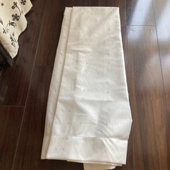 新品レースカーテン  横幅120㎝×長さ148㎝　2枚組　ミラーカーテン　遮像　UVカット　ホワイトの画像