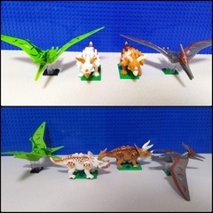新品LEGOレゴ互換品恐竜9点セットの画像