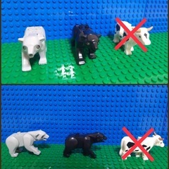 新品レゴブロック互換品動物10点の画像