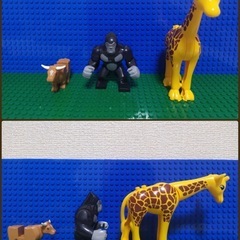 新品レゴブロック互換品動物10点の画像