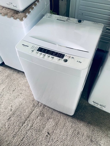 ♢Hisense 全自動電気洗濯機【2024年製】HW-K55E (みんなの家電