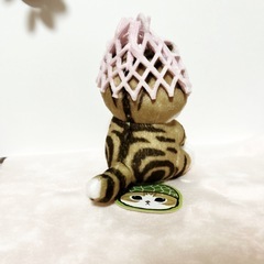 モフサンド フルーツにゃん メロン タグつき ぬいぐるみの画像