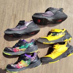 スニーカー3点21.5cm、22.0cmの画像