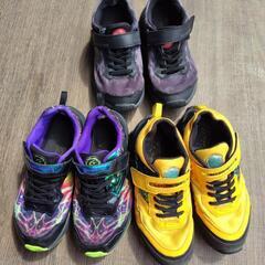 スニーカー3点21.5cm、22.0cmの画像