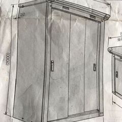 物置　倉庫　収納庫　スチール製の画像