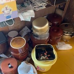 漬物用　カメ　ビン　の画像
