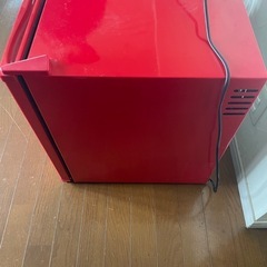 小型冷蔵庫SunRuck 赤48Lの画像
