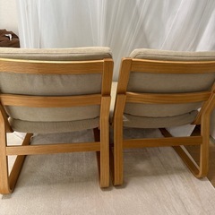 【受け渡し決定】無印良品リビングでもダイニングでもつかえるソファチェア の画像