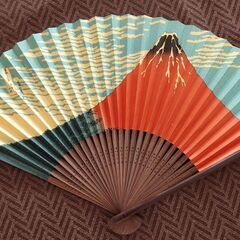 赤富士の扇子
