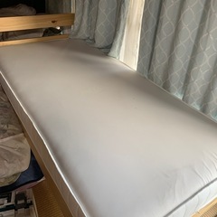 無印良品 パイン材　シングルベッド マットレス付き