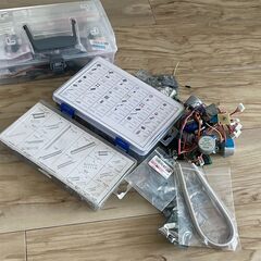 電子部品　電子工作　ブレッドボード、モーター、測距モジュール、セ...
