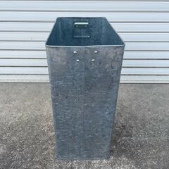 【那須町役場】アイアンボックス　ゴミ箱　インテリア　インダストリアル 【管理番号212】の画像