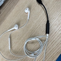 Lightning イヤホンジャック変換コネクタ　iPhoneでイヤホンを使うの画像