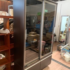 本棚　収納　食器棚　スライドの画像