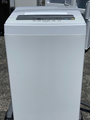 アイリスオーヤマ 洗濯機 5kg 全自動 風乾燥 お急ぎコース ステンレス槽 2021年