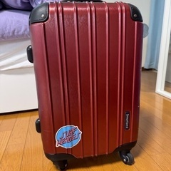 スーツケース SS サイズ　赤の画像