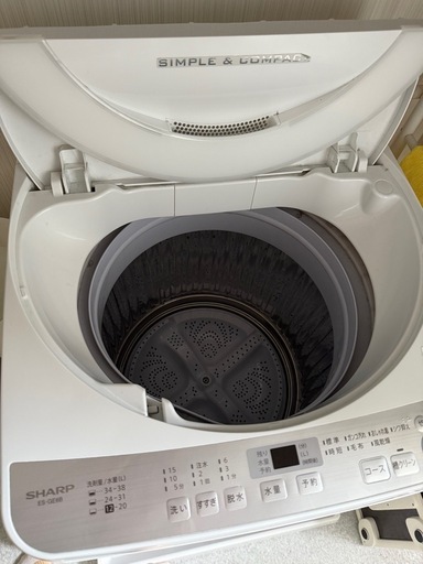 SHARP 全自動洗濯機 ES-GE6B（2018年製）】 (mt◎) 福住の生活