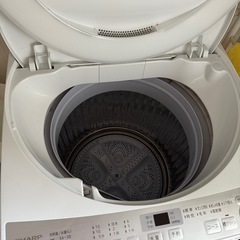 お取引決定 【SHARP 全自動洗濯機 ES-GE6B（2018年製）】の画像