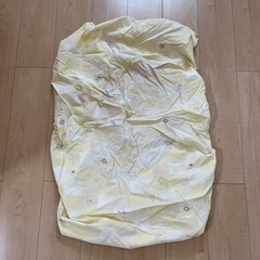 ベビー布団セット 象の刺繍 クリーム色の画像