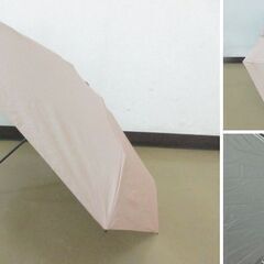 ( せ-A4-8185 )折りたたみ日傘 手開き式 ５本 まとめて まとめ売り セット 自動開閉 ワールドパーティー ビコーズなど 中古の画像
