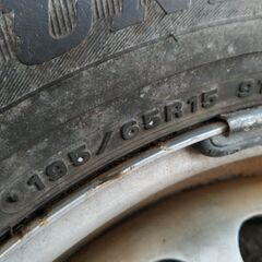 値下げ‼️4000円→2000円🎵ホンダ 鉄チンホイール スタッドレス ダンロップ DUNLOP DSX-2 195/65R15 現状渡しの画像