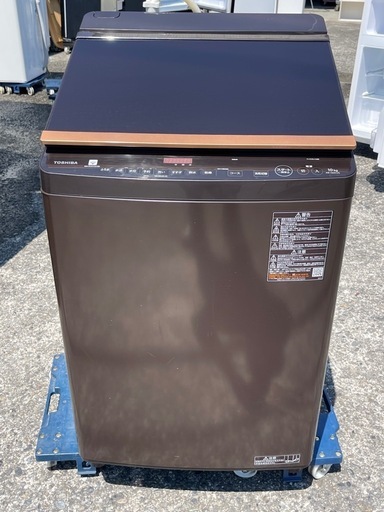 縦型洗濯乾燥機 ZABOON（ザブーン） グレインブラウン AW-10VH1-T [洗濯10.0kg /乾燥5.0kg /ヒーター乾燥(排気タイプ) /上開き]