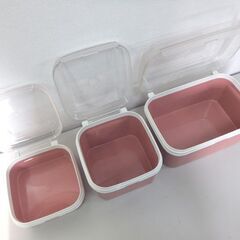 タッパーウェア シンプルボックス 1.2L/2.6L/4.3L 3個セット