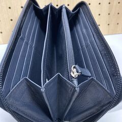 COACH コーチ　メンズ ラウンドファスナー 長財布　F74378　ネイビーの画像