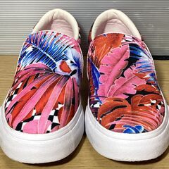 ナイキ　WMNS コートロイヤル　CD7003　23.5cm　ボタニカル柄の画像