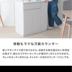 お話中！LOWYAキッチンカウンターの画像